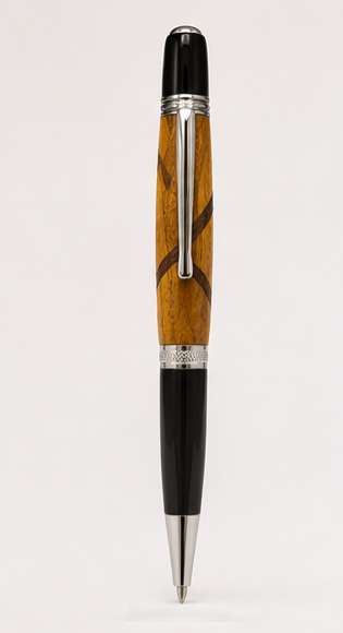 Luxury Wood Grain Ballpoint Pen - Premium Executive Writing Pen for Office & School