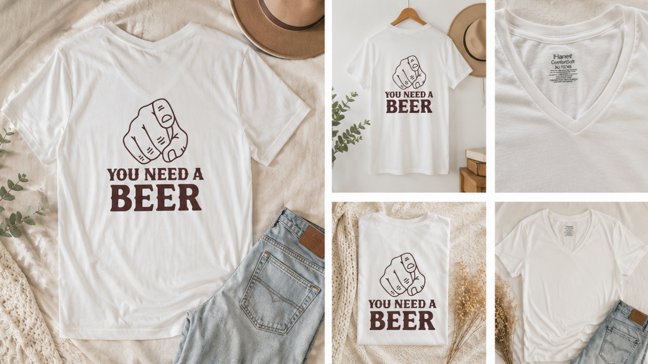 You Need A Beer - Graphic Tee - XL