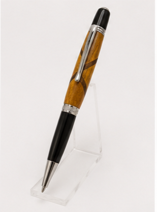 Luxury Wood Grain Ballpoint Pen - Premium Executive Writing Pen for Office & School